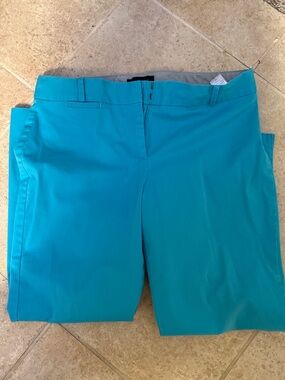 Talbots Teal Straight-Leg Chinos